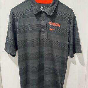 Nike Men's Gray Florida Gators Polo Shirt